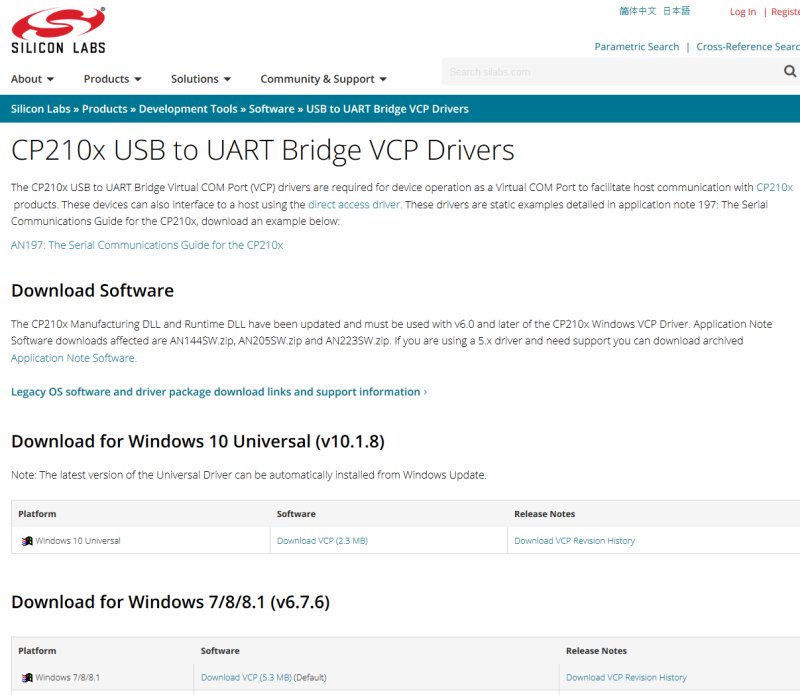 silicon labs cp210x usb to uart bridge driver for windows 7