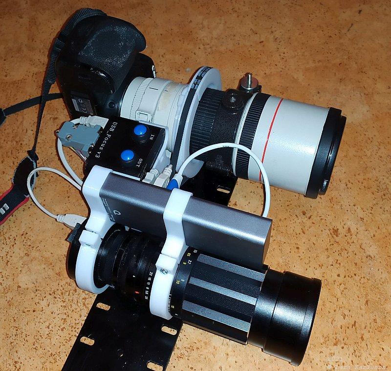 3D CAD: motor focuser bracket