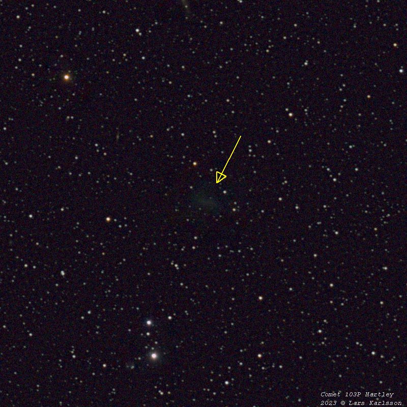 Comet 103P Hartley 2, 20230828 Sweden