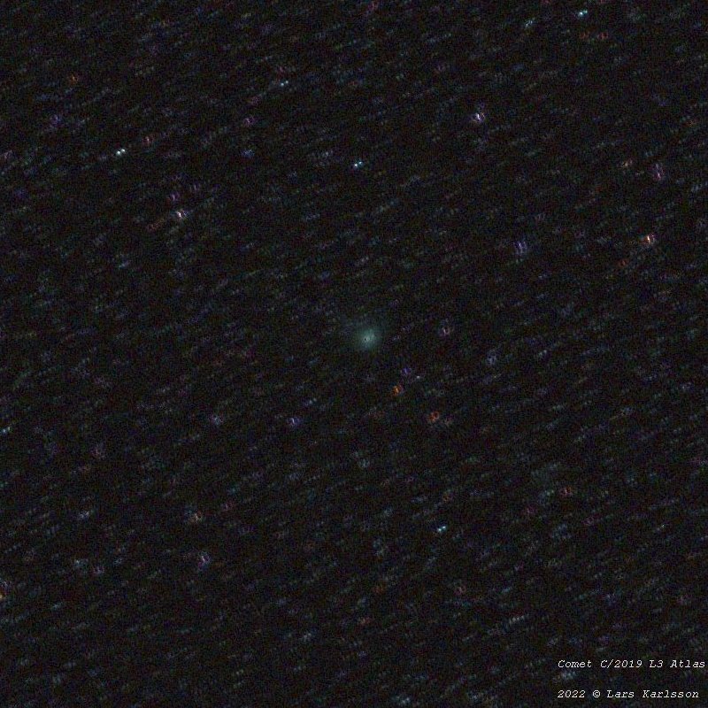 Comet C/2019 L3 Atlas, Sweden 2022
