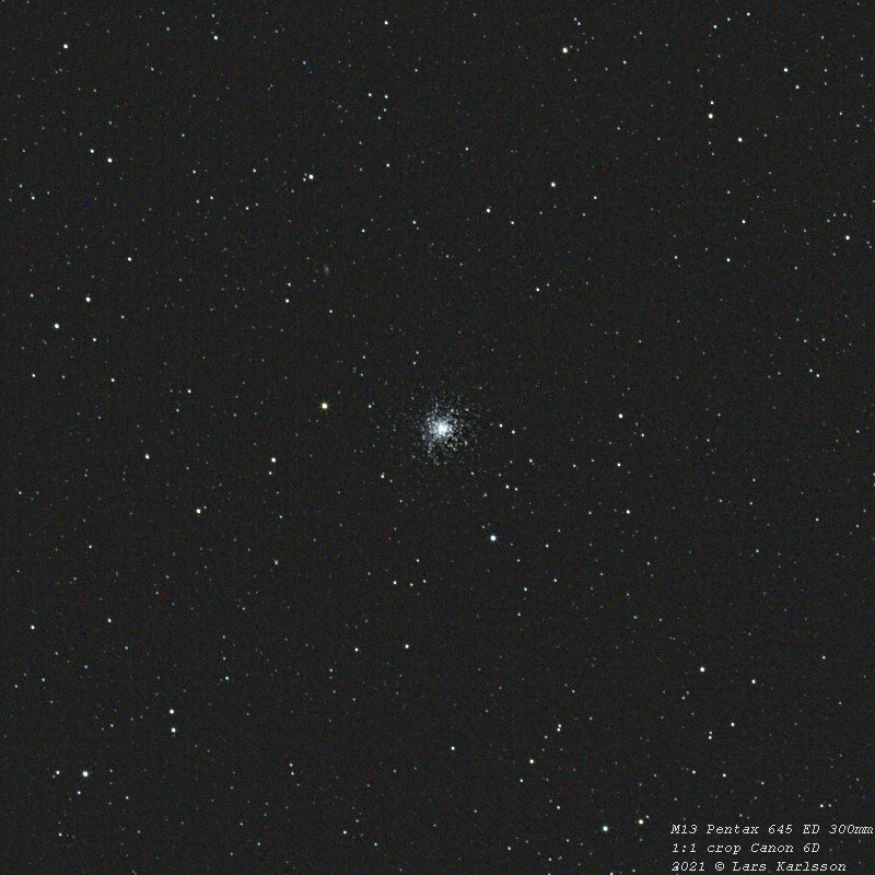 Globular cluster M13, Sweden 2021