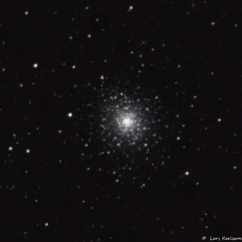 M92 globular cluster, Sweden 2016