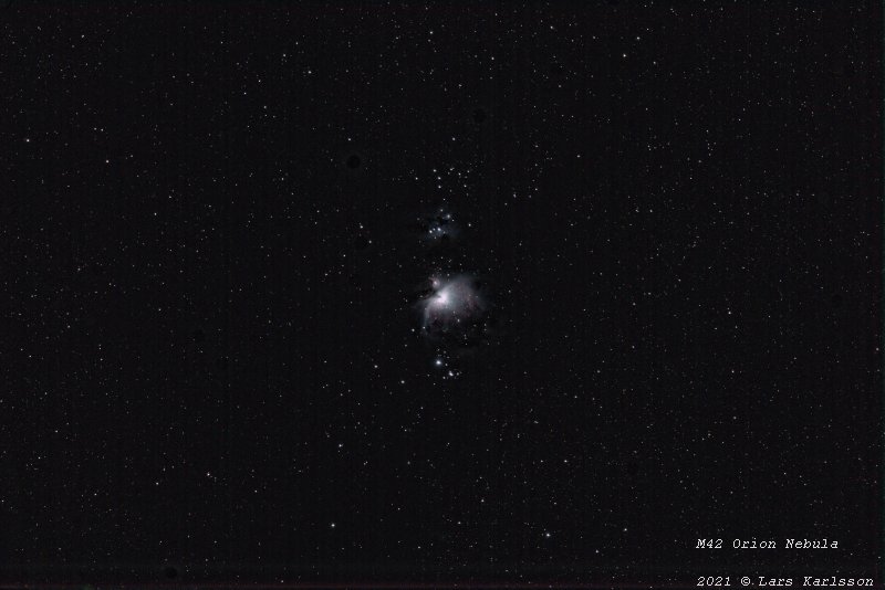 M42 Orion Nebula, 2021