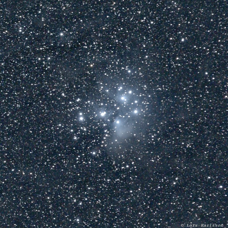 M45 open cluster October 14, 2018