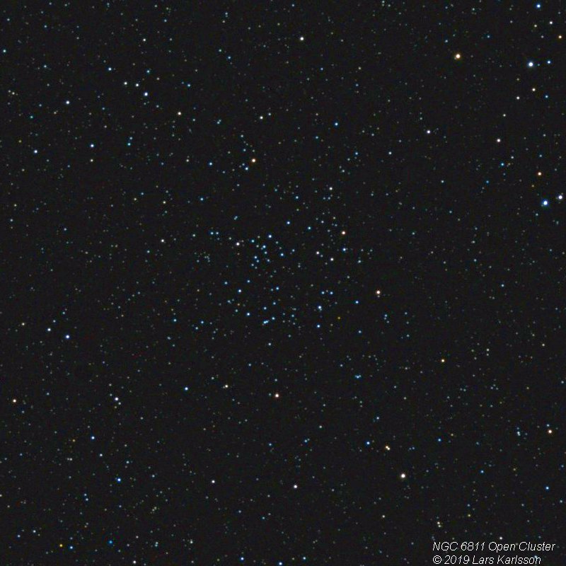 NGC 6811 Open cluster April 17, 2019