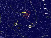 Draco constellation stars, credit CdC