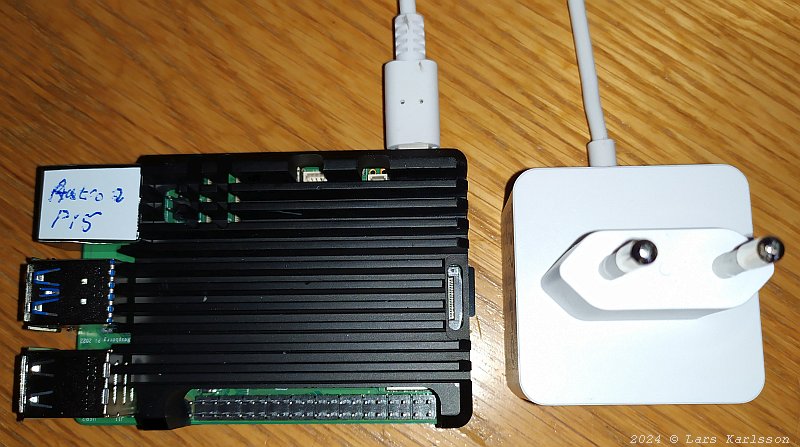 Raspberry Pi5 with passive cooler, used as an astro server