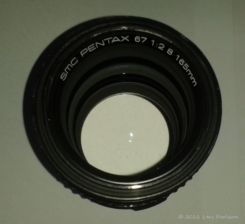 Pentax SMC 67 165 mm f/2.8 lens