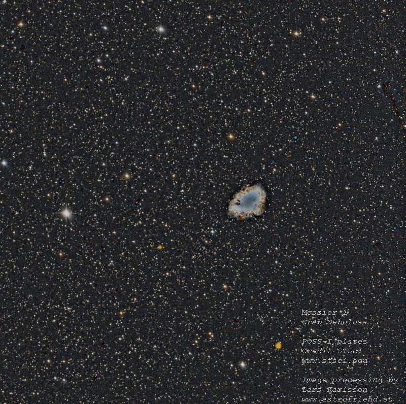POSS-I: Messier 1, Crab nebula