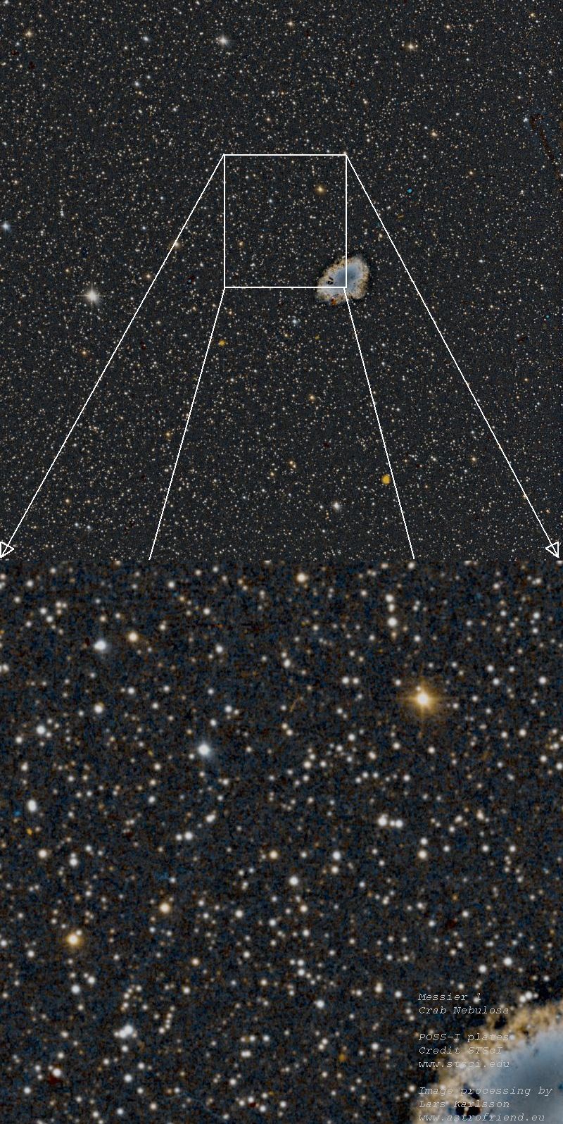 POSS-I: Messier 1, Crab nebula
