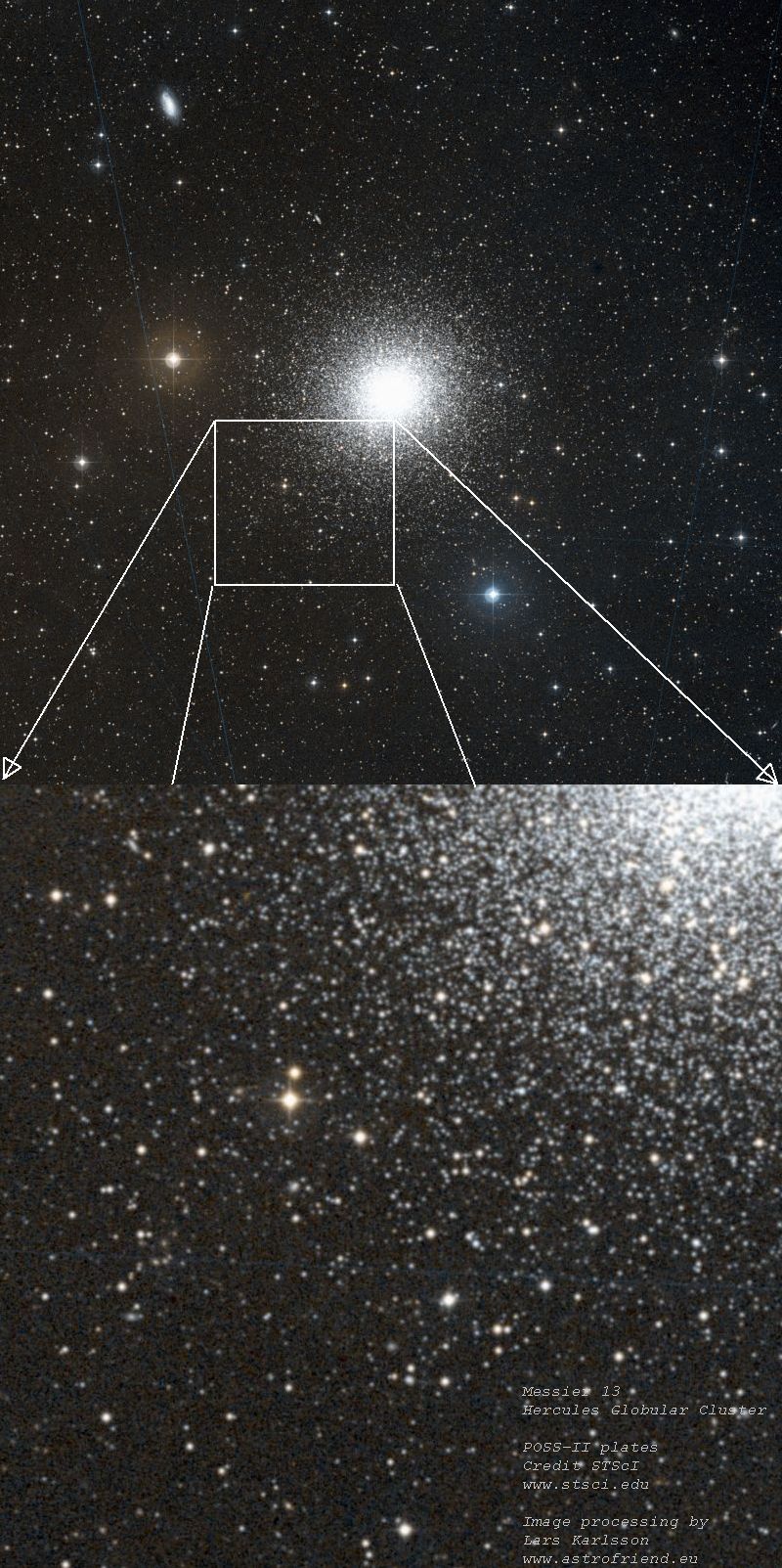 POSS-II: M13 Hercules Globular Cluster