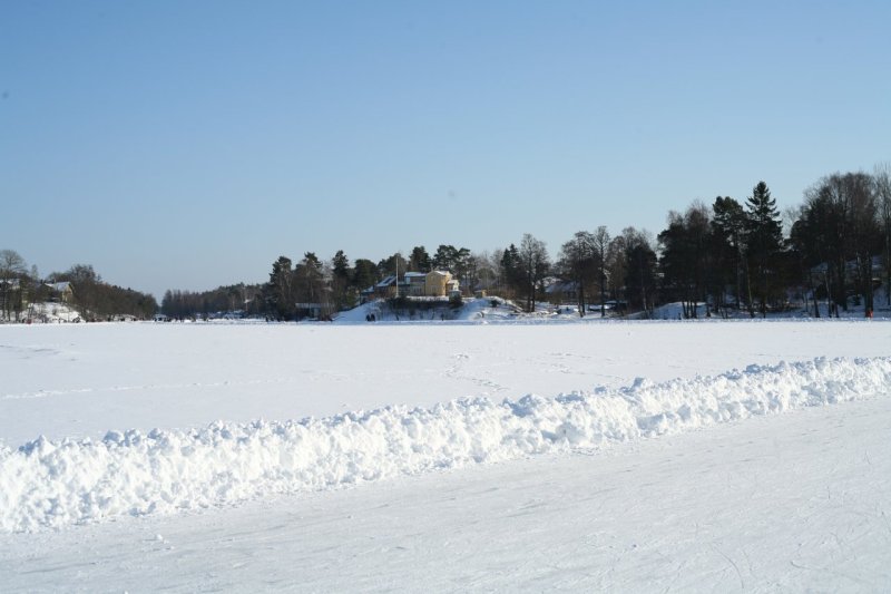 Långsjön vintern 2013 i Älvsjö