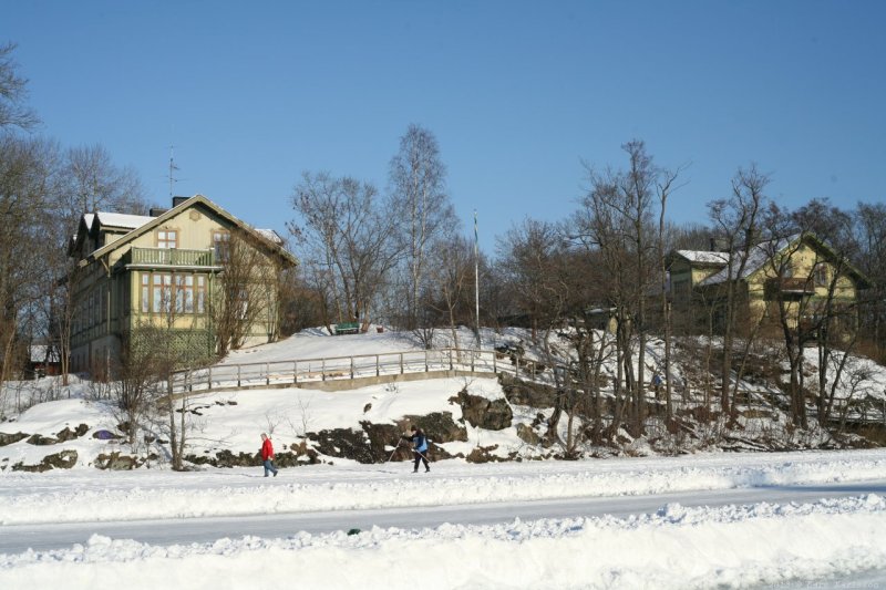 Långsjön vintern 2013 i Älvsjö