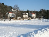 En promenad på Långsjön, vintern 2013 i Älvsjö