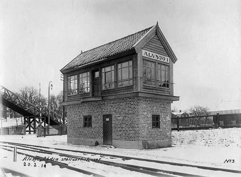 Tågstationen i Älvsjö