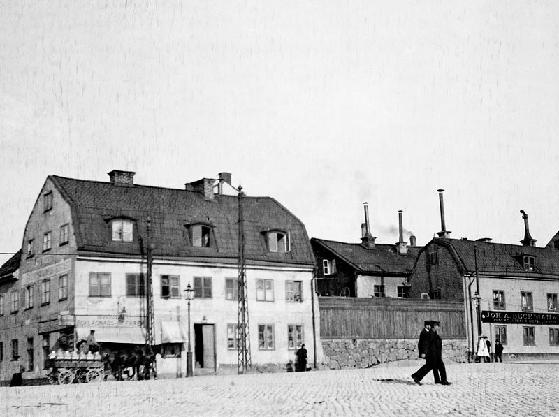 En promenad längs med Götgatan i historiska miljöer, Stockholm