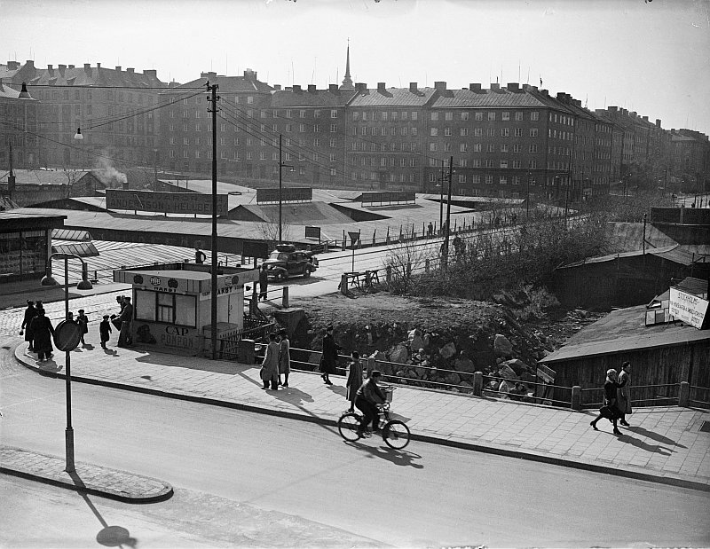 En promenad längs med Götgatan i historiska miljöer, Stockholm