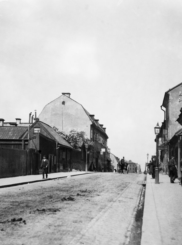 En promenad längs med Götgatan i historiska miljöer, Stockholm