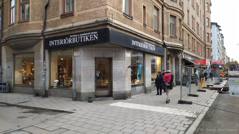 En promenad längs med Götgatan i historiska miljöer, Stockholm