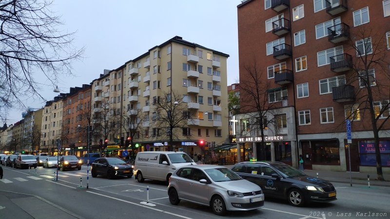 En promenad längs med Götgatan i historiska miljöer, Stockholm