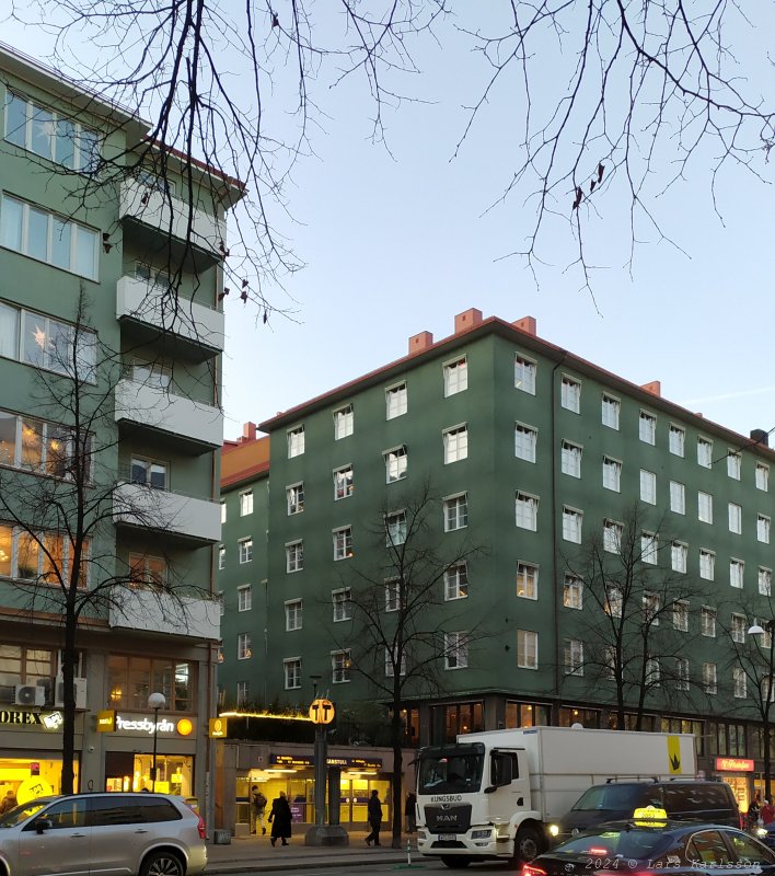 En promenad längs med Götgatan i historiska miljöer, Stockholm