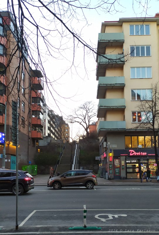 En promenad längs med Götgatan i historiska miljöer, Stockholm