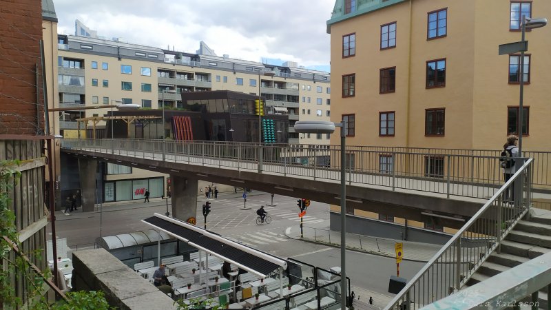 En promenad från Liljeholmen, Hornstull och vidare till Skinnarviksparken, Stockholm 2025