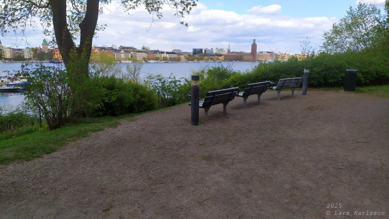 En promenad från Liljeholmen, Hornstull och vidare till Skinnarviksparken, Stockholm 2025