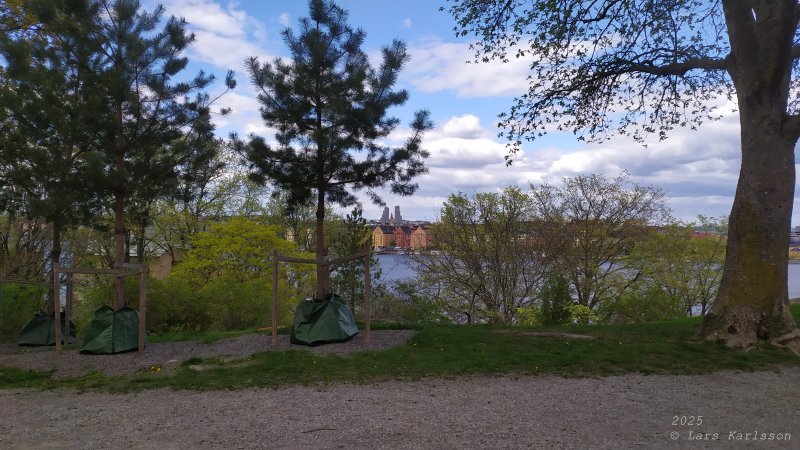 En promenad från Liljeholmen, Hornstull och vidare till Skinnarviksparken, Stockholm 2025