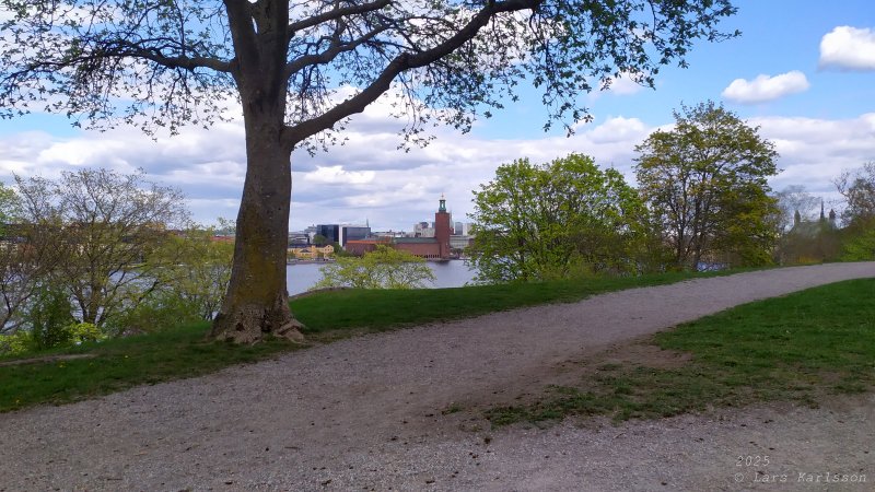 En promenad från Liljeholmen, Hornstull och vidare till Skinnarviksparken, Stockholm 2025