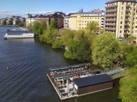 Götgatan i gamla och nya fotografier,i Stockholm, 2024