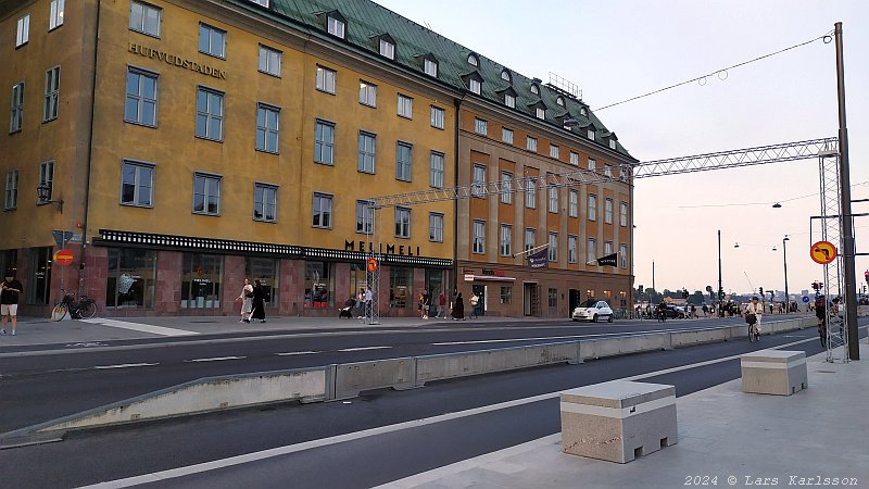 Stockholm Nya Slussen, Slussen och Mosebacke, augusti 2024