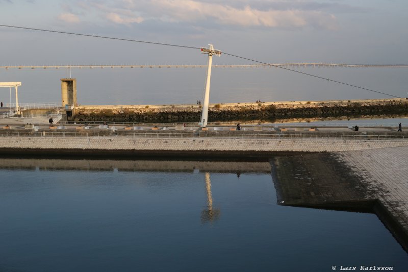 Five days at Lisbon in Portugal, Tram elevator, Aqueaduct Livres, Aquarium, Going home, 2018