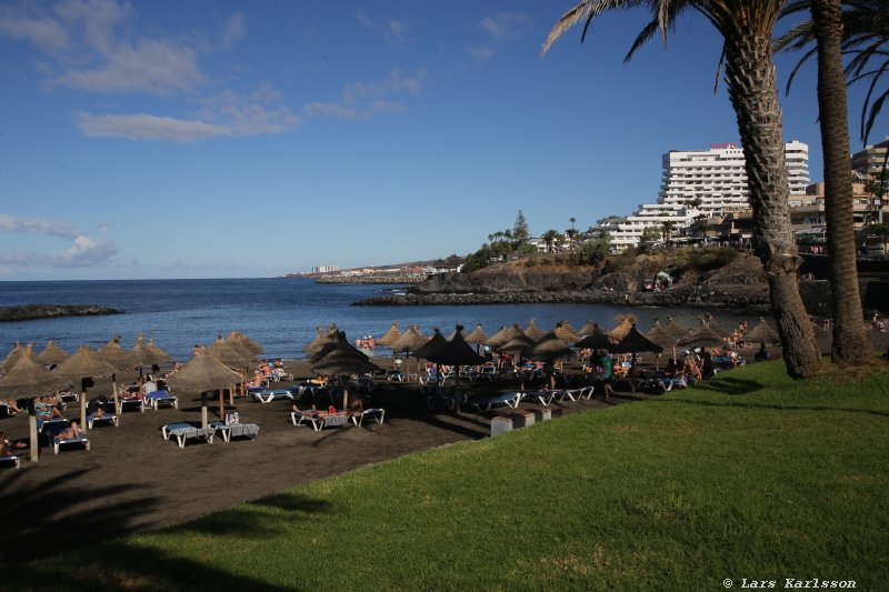 One week at Tenerife, walking from Costa Adeje to Los Cristianos