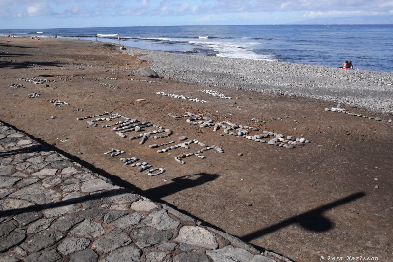 One week at Tenerife, walking from Costa Adeje to Los Cristianos