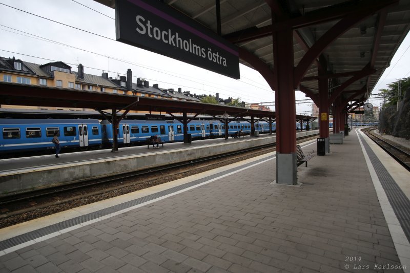 Roslagsrundan by old train, bus and steamship, 2019
