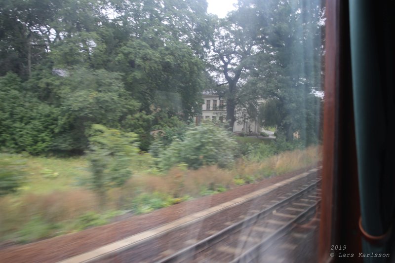 Roslagsrundan by old train, bus and steamship, 2019