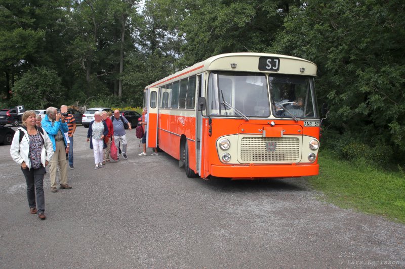 Roslagsrundan by old train, bus and steamship, 2019