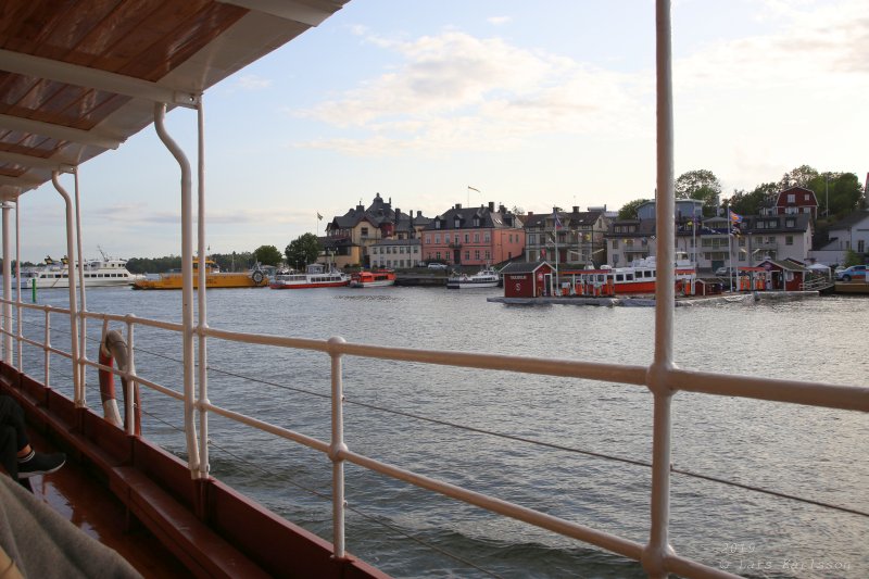 Roslagsrundan by old train, bus and steamship, 2019