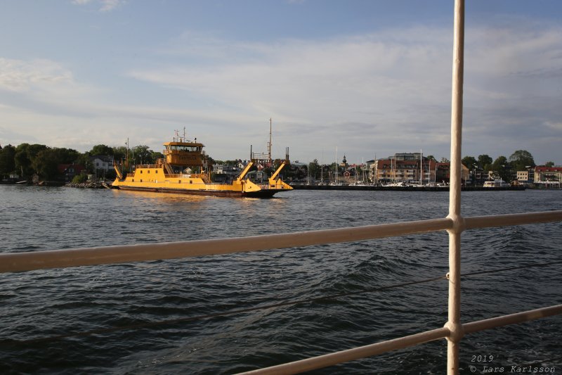 Roslagsrundan by old train, bus and steamship, 2019