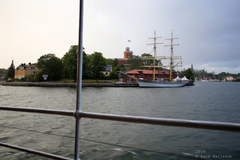Roslagsrundan by old train, bus and steamship, 2019