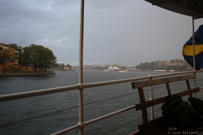 Roslagsrundan by old train, bus and steamship, 2019