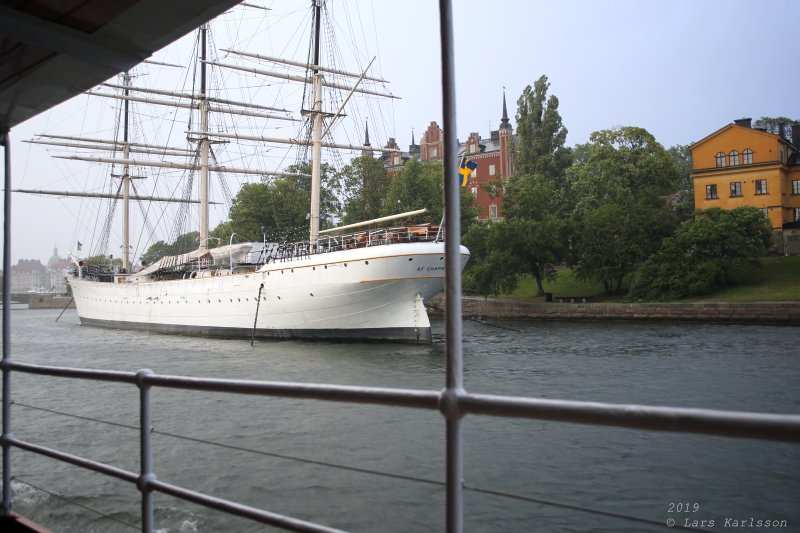 Roslagsrundan by old train, bus and steamship, 2019