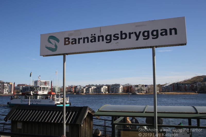 Walks along Stockholm City's harbors: Hammarby Sjöstad's and Soutern Stockholm city's harbors, 2019