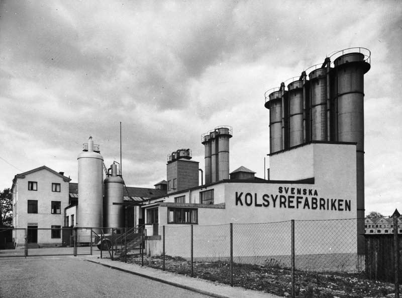 Svenska Kolsyrefabrikens anläggning vid Gröndal.