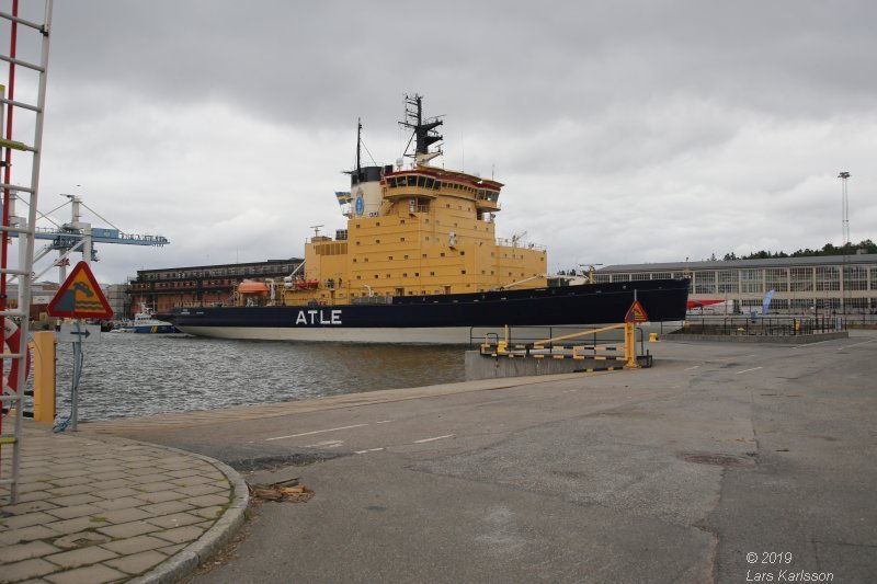 A visit to the icebreaker Atle in Frihamnen, 2019