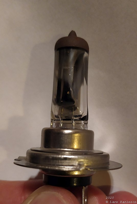 Chrysler Crossfire H7 lamp socket melted