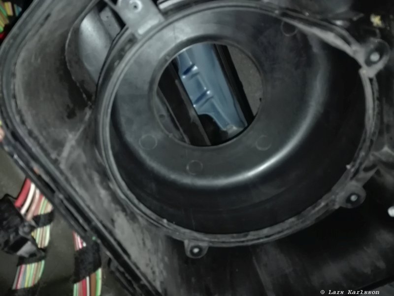 Chrysler Crossfire heater blower fan replacement