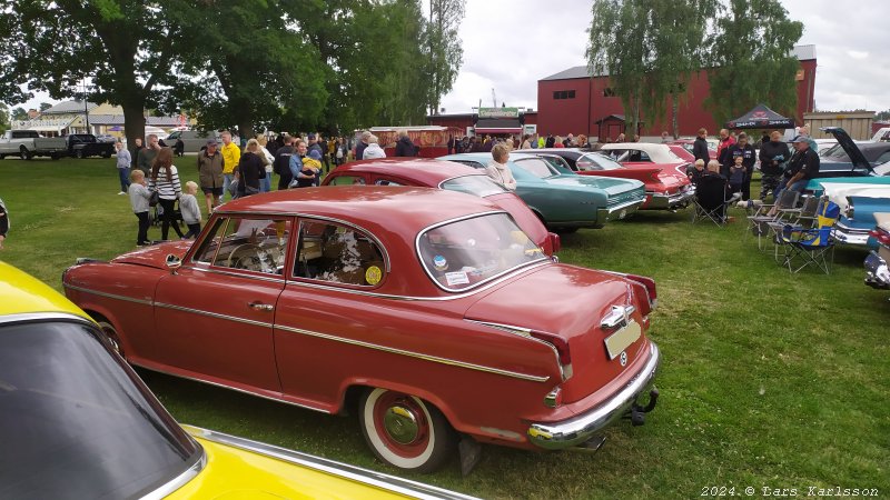 Car meeting at Trosa, Sweden, 2024