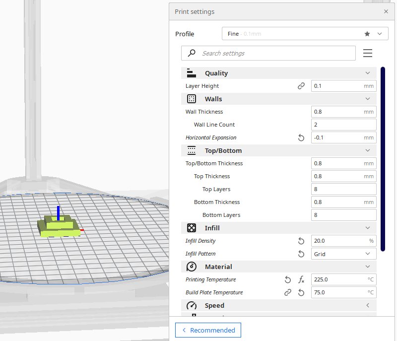 3D printer, assembling and setup